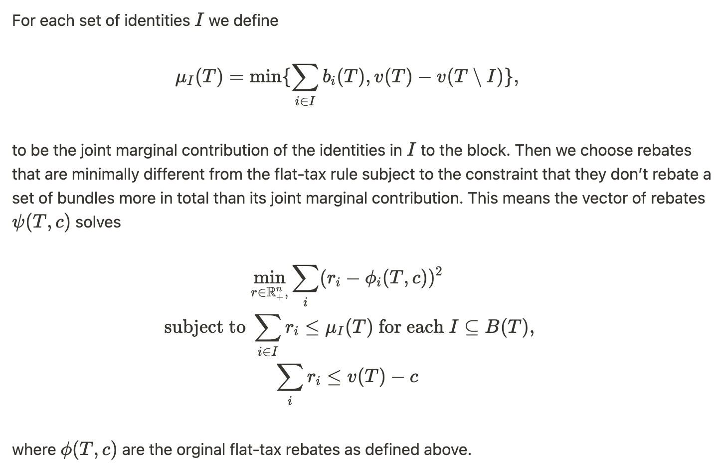 Identity constraint